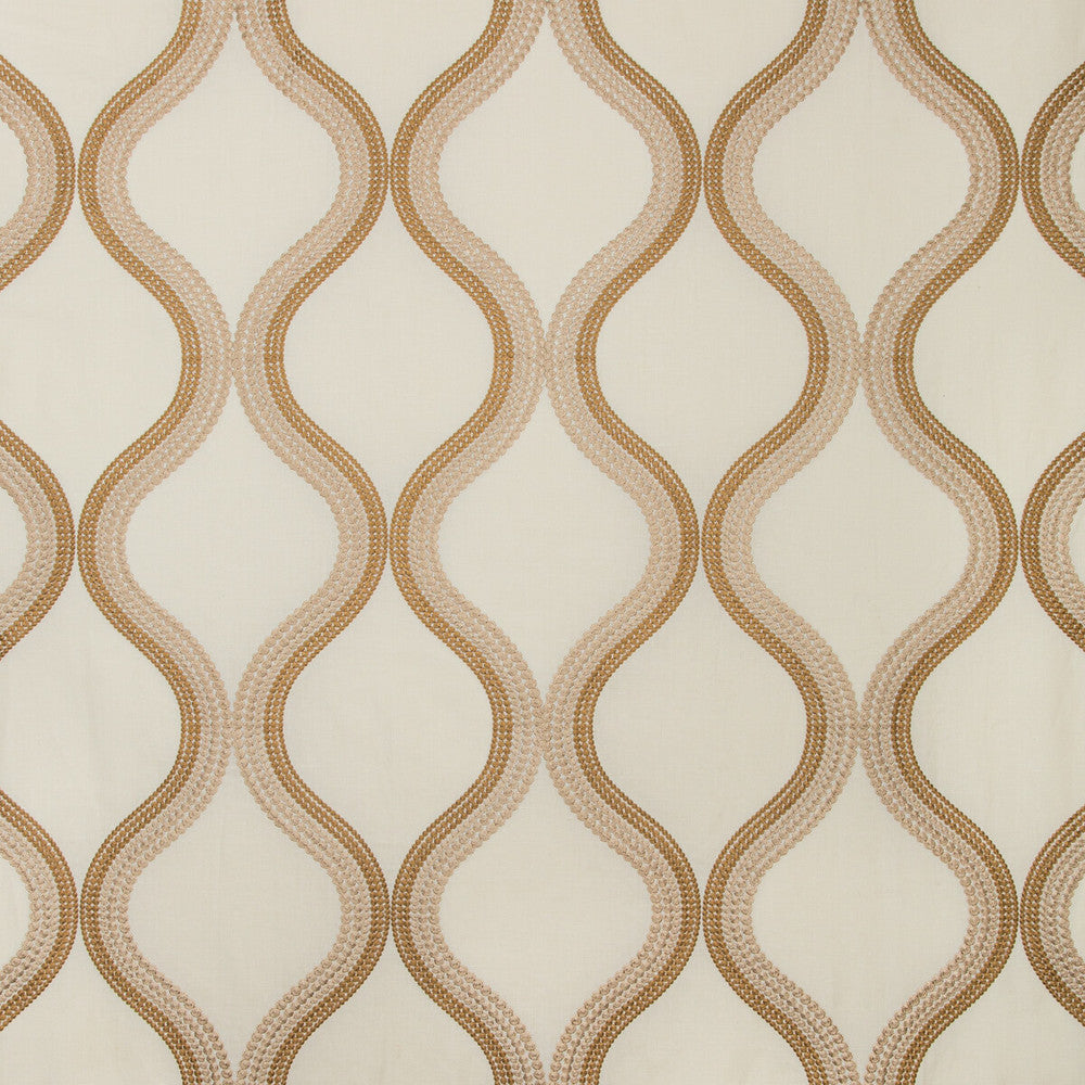 Wandering Ivory/Gold by Kravet Couture Fabric MODERN COLORS-SOJOURN COLLECTION LINEN - 43%;COTTON - 28%;VISCOSE - 20%;SPUN POLYESTER - 9% India LIGHT Horizontal: 12.7 and Vertical: 31.4 51 - Fabric Carolina -