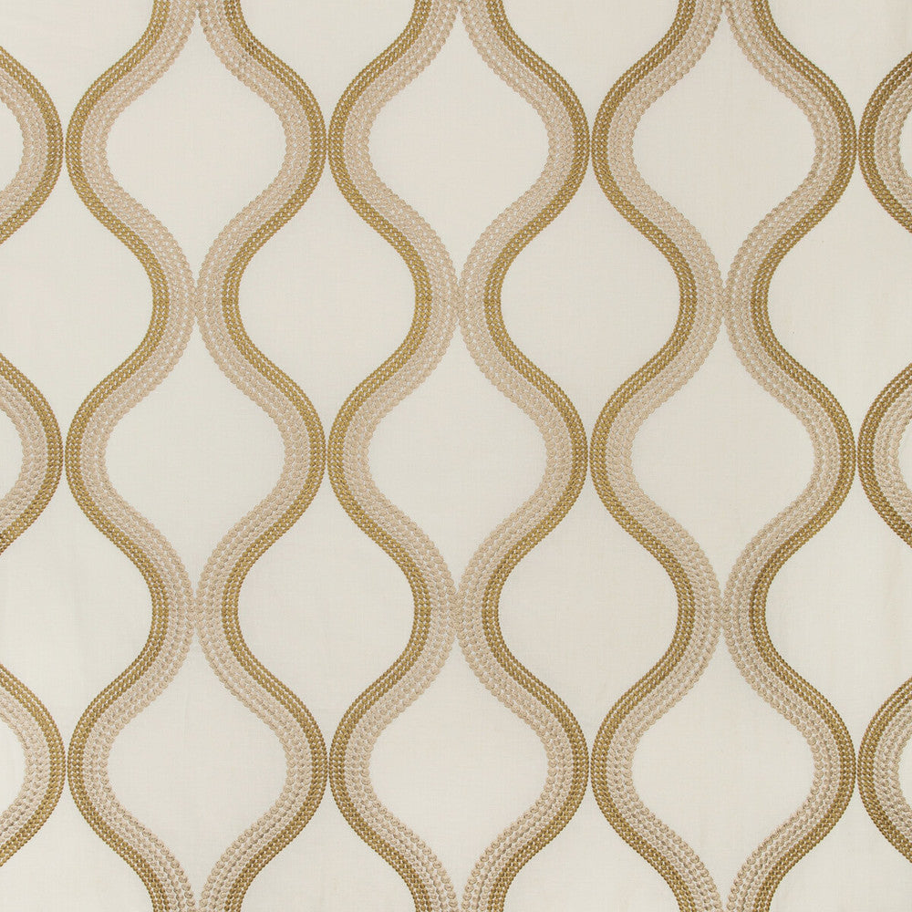 Wandering Ivory/Gold by Kravet Couture Fabric Kravet Couture Fabric Wandering Ivory/GoldFabric MODERN COLORS-SOJOURN COLLECTION LINEN - 43%;COTTON - 28%;VISCOSE - 20%;SPUN POLYESTER - 9% India </p><p>Repeat: H: 12.7, V: 31.4 51 - Fabric Carolina -