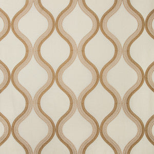 Wandering Ivory/Gold by Kravet Couture Fabric
