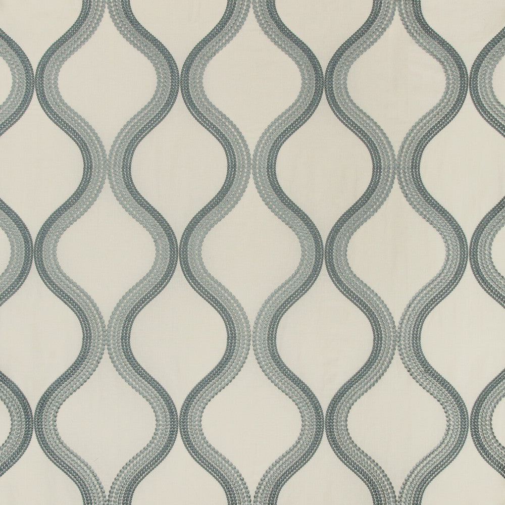 Wandering Skylight by Kravet Couture Fabric MODERN COLORS-SOJOURN COLLECTION LINEN - 43%;COTTON - 28%;VISCOSE - 20%;SPUN POLYESTER - 9% India LIGHT Horizontal: 12.7 and Vertical: 31.4 51 - Fabric Carolina -