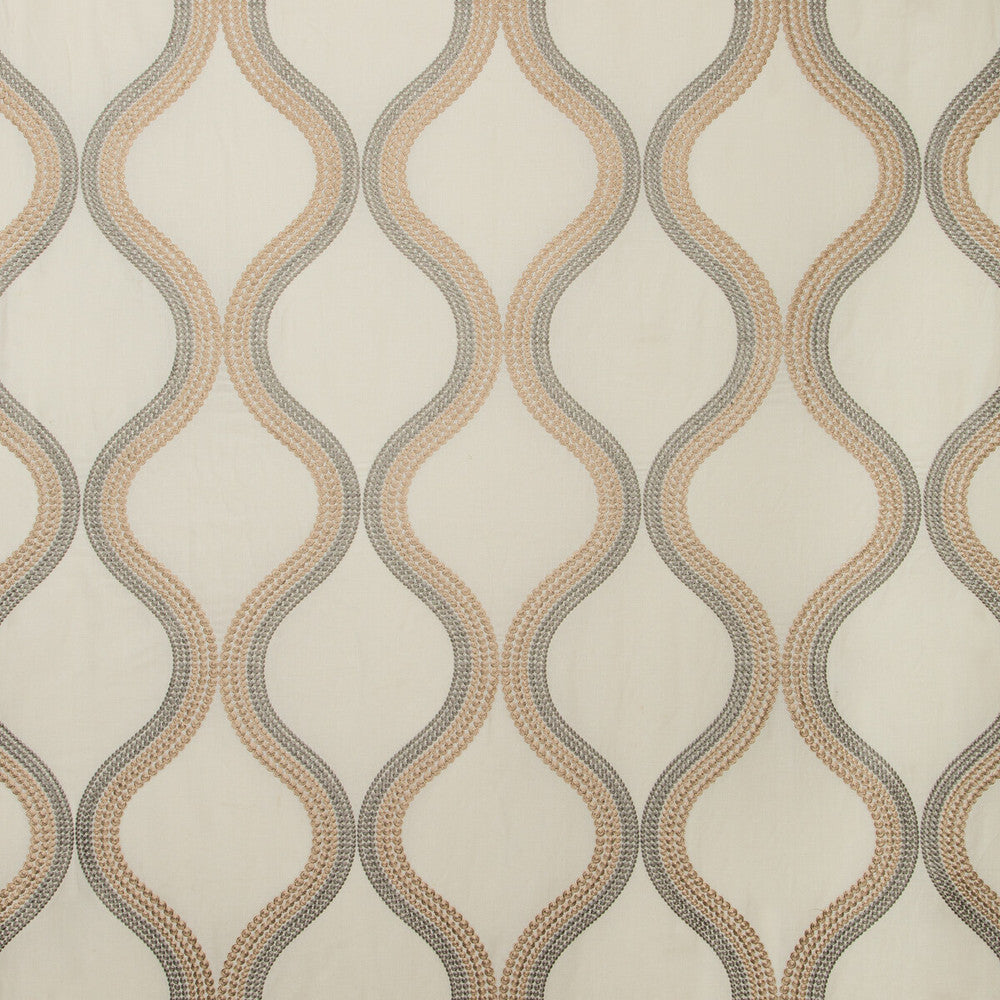 Wandering Greige by Kravet Couture Designer Fabric MODERN COLORS-SOJOURN COLLECTION LINEN - 43%;COTTON - 28%;VISCOSE - 20%;SPUN POLYESTER - 9% India LIGHT Horizontal: 12.7 and Vertical: 31.4 51 - Swanky Fabrics -