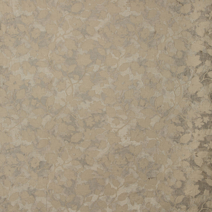 Les Fleurs Platinum by Kravet Couture Fabric MODERN COLORS-SOJOURN COLLECTION LINEN - 41%;COTTON - 27%;VISCOSE - 22%;SPUN POLYESTER - 10% India LIGHT Horizontal: 25.5 and Vertical: 31.4 51 - Fabric Carolina -