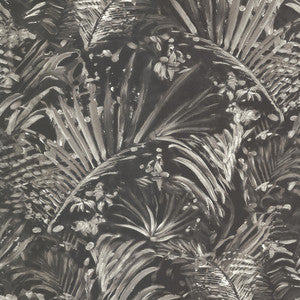 Adopsis Grey Botanical Wallpaper by Eijffinger
