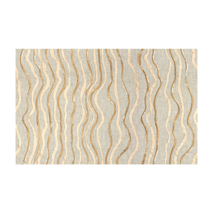 Whimsy Vanilla Latte by Kravet Couture Fabric MODERN LUXE LINEN - 100% India - Horizontal: 24 and Vertical: 15.5 48 - Fabric Carolina -