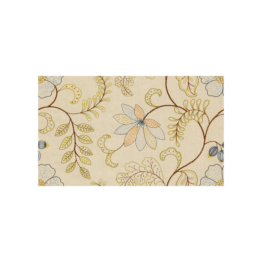 Hanging Garden Quince by Kravet Couture Fabric MODERN COLORS II LINEN - 100% India Horizontal: 25.5 and Vertical: 15.5 51 - Fabric Carolina -