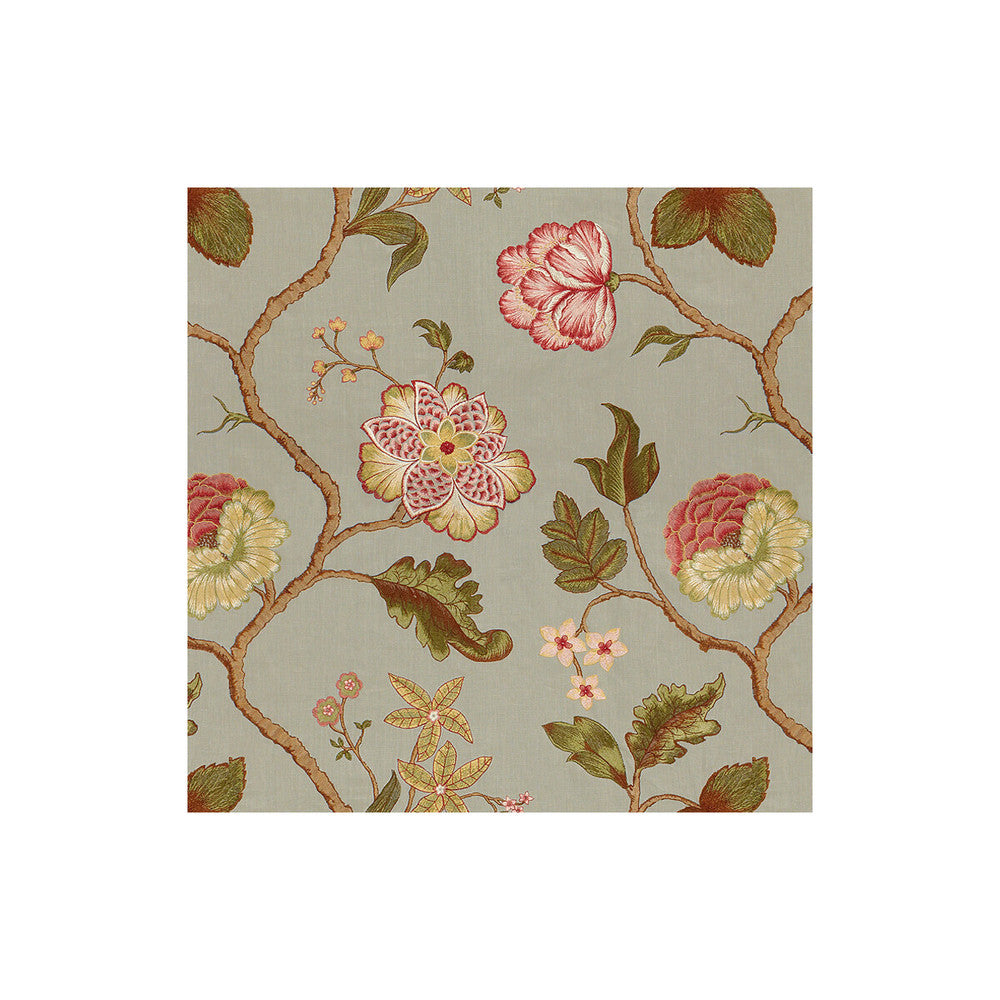 Couture Floral Mineral by Kravet Couture Fabric MODERN COLORS II LINEN - 100% India Horizontal: 25.5 and Vertical: 31.5 52 - Fabric Carolina -