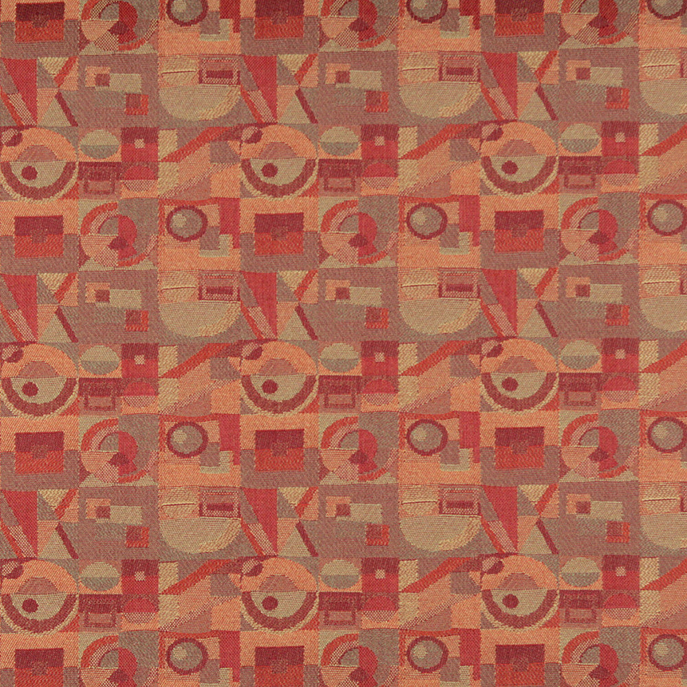3572 Pottery by Charlotte Designer Fabric Decorative Durables XII 100% Woven Polyester Made In USA Exceeds 150,000 Wyzenbeek Rubs (Heavy Duty) Horizontal: 9.5 x Vertical: 5" 54 Inches - Swanky Fabrics -