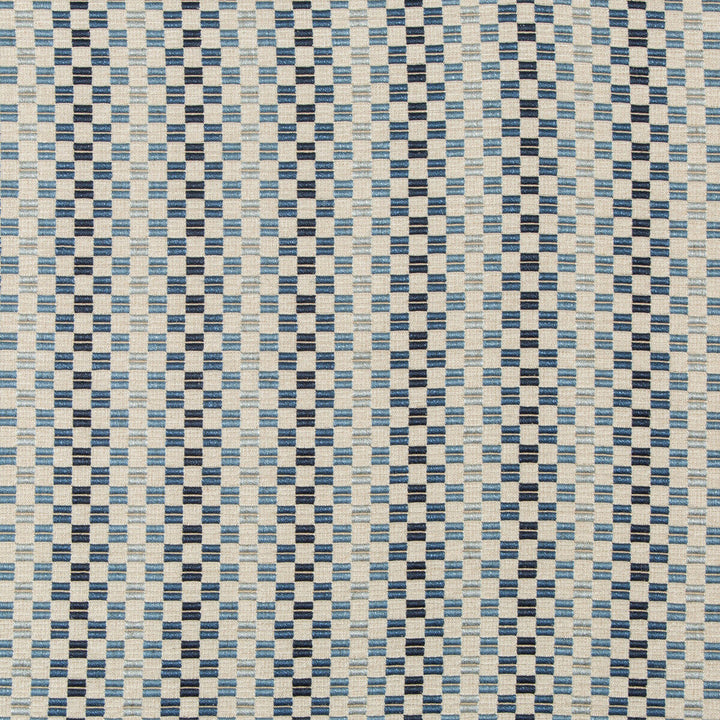 Vernazza Indigo by Kravet Couture Designer Fabric MODERN COLORS-SOJOURN COLLECTION VISCOSE - 46%;COTTON - 28%;LINEN - 15%;POLYESTER - 11% Italy HEAVY Horizontal: 2.7 and Vertical: 1 55.12 - Swanky Fabrics -