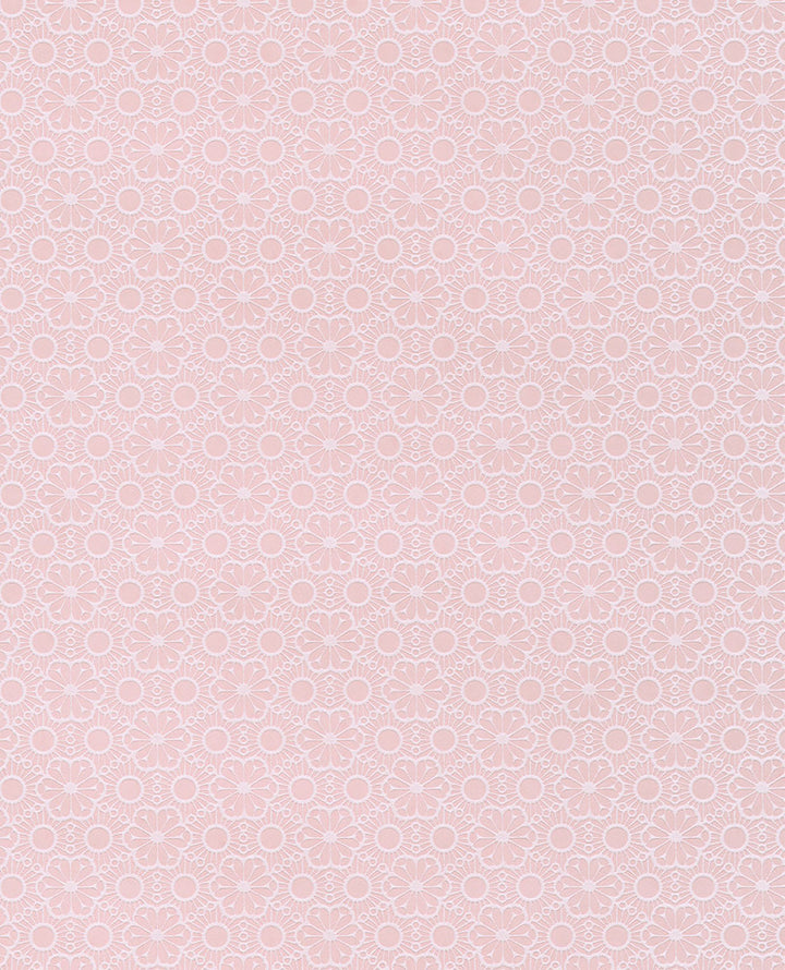 Arielle Peach Marrakesh Wallpaper by Eijffinger Rice Covers about 56.4 square feet 20.5-in by 33-ft long roll Unpasted 1.9 - Fabric Carolina -
