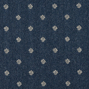 3604 Denim Leaf by Charlotte Fabric