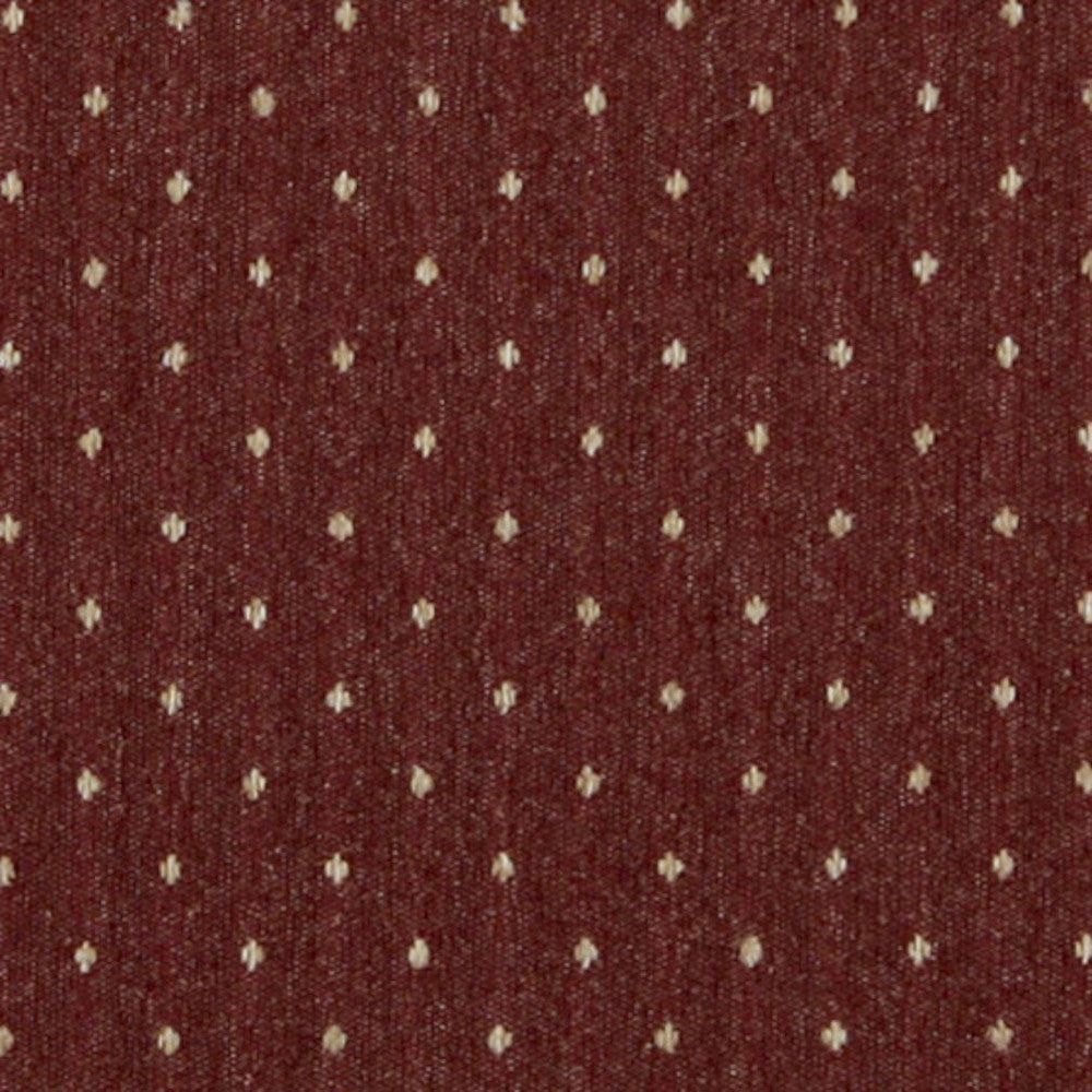 3616 Spice Dot by Charlotte Fabric Country Classics 85% Olefin, 15% Polyester Made In USA Exceeds 150,000 Wyzenbeek Rubs (Heavy Duty) Horizontal: 1.25" x Vertical: 1.25" 54 Inches - Fabric Carolina -