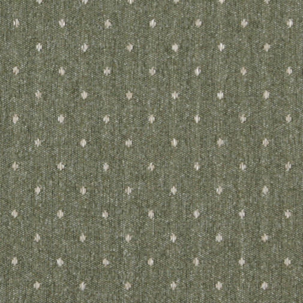 3618 Sage Dot by Charlotte Fabric Country Classics 85% Olefin, 15% Polyester Made In USA Exceeds 150,000 Wyzenbeek Rubs (Heavy Duty) Horizontal: 1.25" x Vertical: 1.25" 54 Inches - Fabric Carolina -