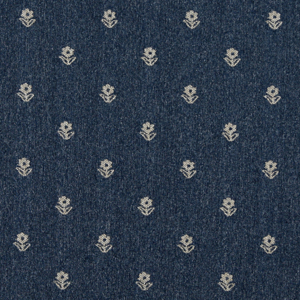 3624 Denim Petal by Charlotte Fabric Country Classics 85% Olefin, 15% Polyester Made In USA Exceeds 150,000 Wyzenbeek Rubs (Heavy Duty) Horizontal: 4" x Vertical: 3.5" 54 Inches - Fabric Carolina -