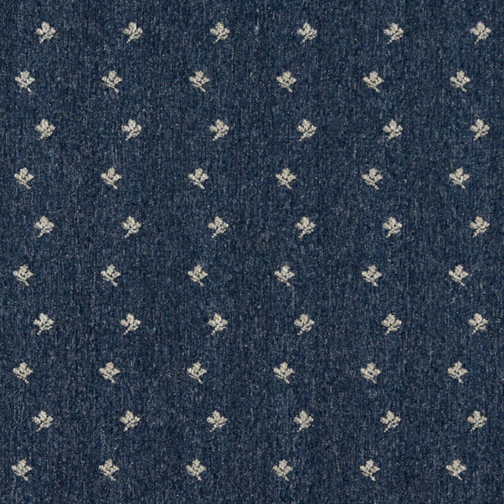 3634 Denim Posey by Charlotte Fabric Country Classics 85% Olefin, 15% Polyester Made In USA Exceeds 150,000 Wyzenbeek Rubs (Heavy Duty) Horizontal: 2.25" x Vertical: 2.5" 54 Inches - Fabric Carolina -