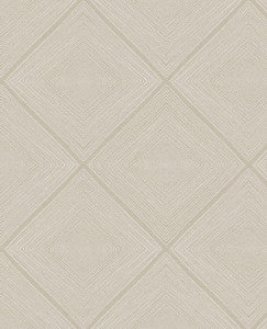 Aries Taupe Geometric Wallpaper by Eijffinger