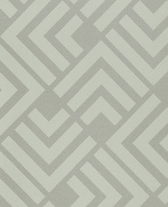 Zig Mint Geometric Wallpaper by Eijffinger