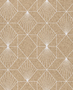Halcyon Neutral Geometric Wallpaper by Eijffinger