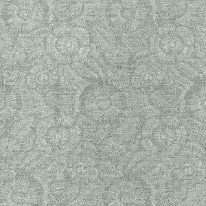 Chenille Bloom Seaglass 36889.135.0 by Kravet Couture Fabric