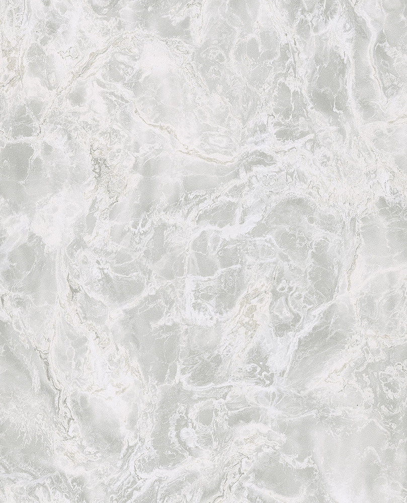 Botticino Silver Marble Wallpaper by Eijffinger Resource Covers about 56.4 square feet Netherlands Unpasted 21-in repeat, drop match 20.5-in by 33-ft long roll - Fabric Carolina -