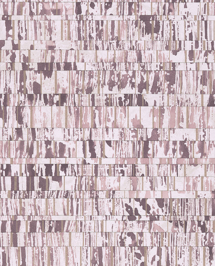 Demi Magenta Abstract Wallpaper by Eijffinger Resource Covers about 56.4 square feet 20.5-in by 33-ft long roll Unpasted 21 - Fabric Carolina -