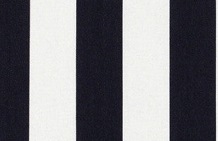 Sja 3722 Yacht Stripe Navy by Sunbrella Fabric Cushion Furniture Drapery Fabrics > Sunbrella Stripes 100% Acrylic USA or Imported 4.25" 54" - Fabric Carolina -