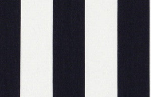 Sja 3722 Yacht Stripe Navy by Sunbrella Fabric