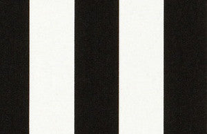 Sja 3740 Yacht Stripe Black by Sunbrella Fabric