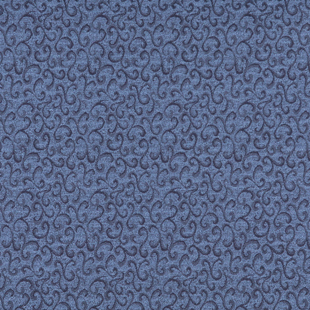 3807 Sapphire by Charlotte Designer Fabric Decorative Durables XI 72% Olefin, 28% Polyester Made In USA Exceeds 150,000 Wyzenbeek Rubs (Heavy Duty) Horizontal: 3.5" x Vertical: 4" 54 Inches - Swanky Fabrics -