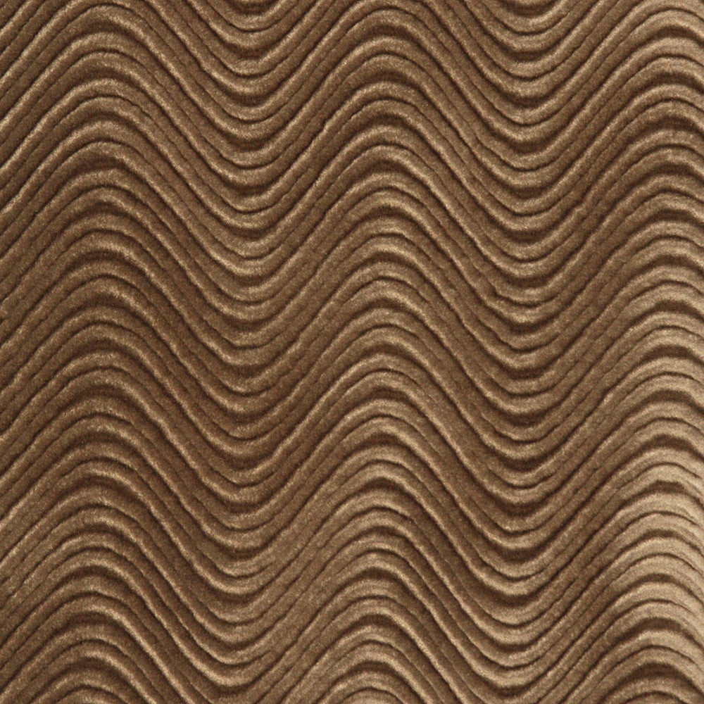 3841 Mocha Swirl by Charlotte Fabric Vivid Velvets 100% Nylon Velvet Made In USA Exceeds 100,000 Wyzenbeek Rubs (Heavy Duty) Horizontal: 6" x Vertical: 1" 54 Inches - Fabric Carolina -