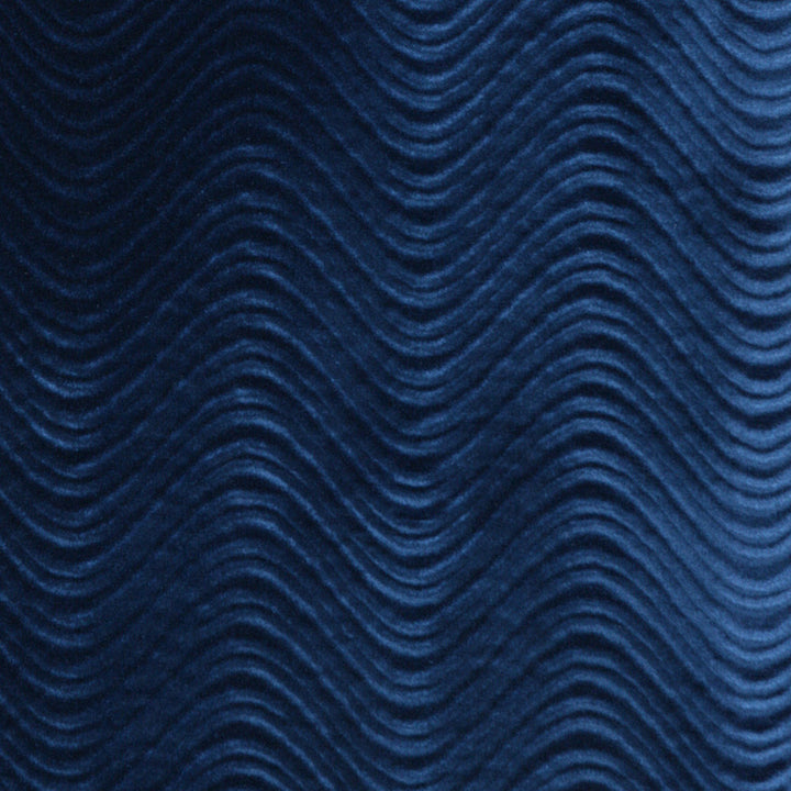 3845 Royal Swirl by Charlotte Fabric Vivid Velvets 100% Nylon Velvet Made In USA Exceeds 100,000 Wyzenbeek Rubs (Heavy Duty) Horizontal: 6" x Vertical: 1" 54 Inches - Fabric Carolina -