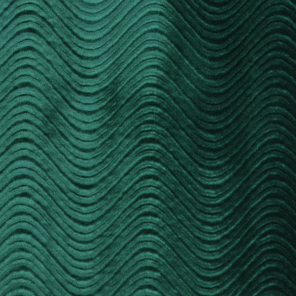 3848 Emerald Swirl by Charlotte Fabric Vivid Velvets 100% Nylon Velvet Made In USA Exceeds 100,000 Wyzenbeek Rubs (Heavy Duty) Horizontal: 6" x Vertical: 1" 54 Inches - Fabric Carolina -