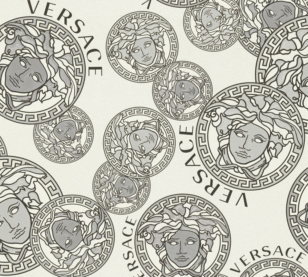 Dynasty Snowbound by Seabrook Wallpaper Versace Volume 5 Germany 75.3 25.2" 27.5" - Fabric Carolina -