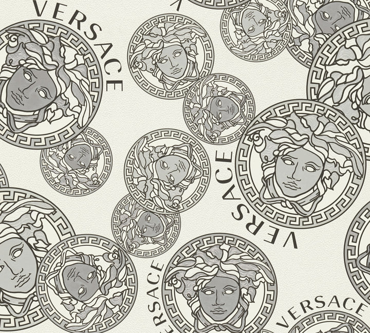 Dynasty Snowbound by Seabrook Wallpaper Versace Volume 5 Germany 75.3 25.2" 27.5" - Fabric Carolina -