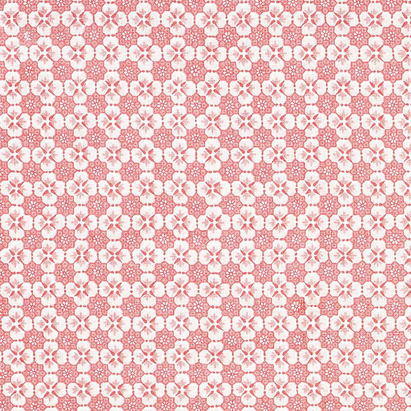 Palisades Floret Pink 177602 by Schumacher Fabric Mark D. Sikes 1.0" - Fabric Carolina -
