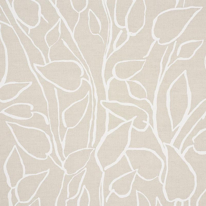 Solandra Vine Natural 178703 by Schumacher Designer Fabric Freehand 26.88" - Swanky Fabrics -
