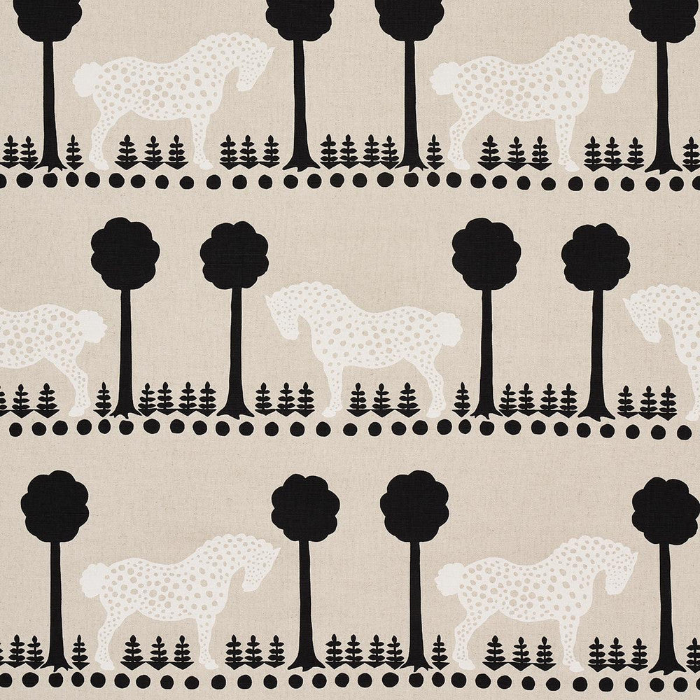 Polka Dot Pony Natural 180902 by Schumacher Fabric Folly Cove 54.0" - Fabric Carolina -