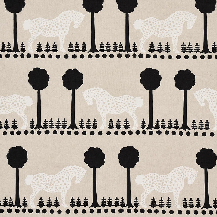 Polka Dot Pony Natural 180902 by Schumacher Fabric Folly Cove 54.0" - Fabric Carolina -
