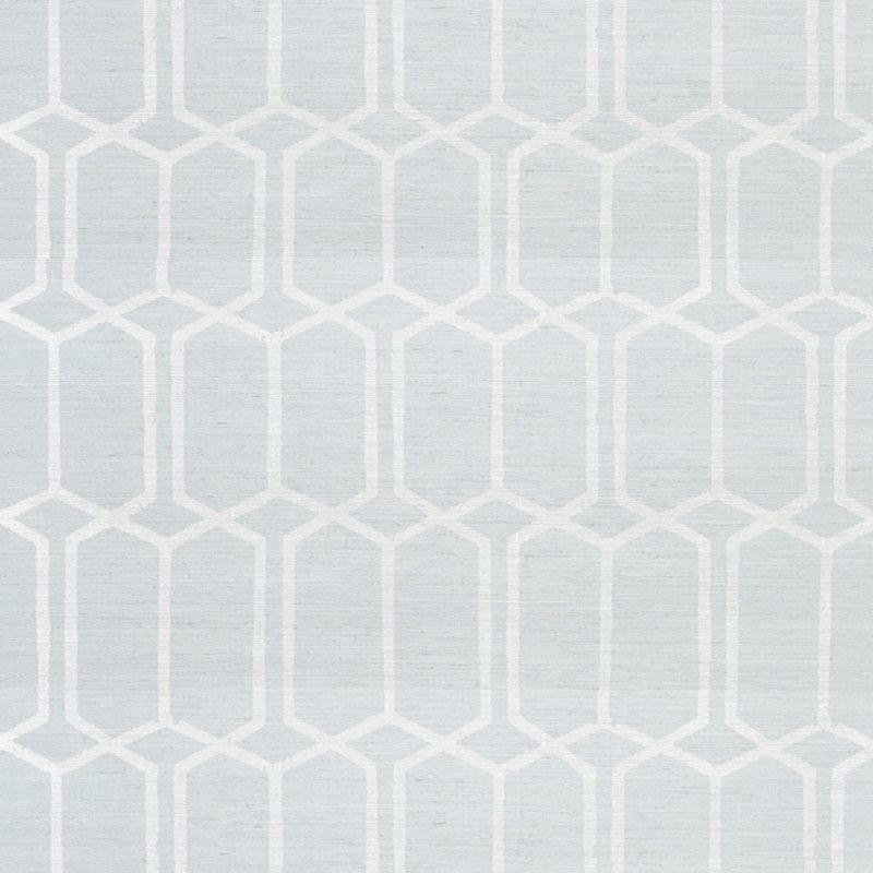 Modern Trellis Sisal Sky 5010100 by Schumacher Wallpaper Textured Wallcoverings & Printed Grasscloths 6.75" - Fabric Carolina -
