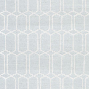 Modern Trellis Sisal Sky 5010100 by Schumacher Wallpaper