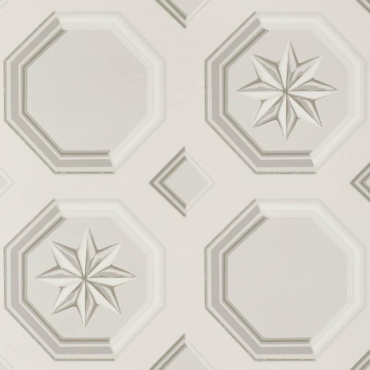 Augustus Stone 5009890 by Schumacher Wallpaper Trompe L'Oeil 27.0" - Fabric Carolina -