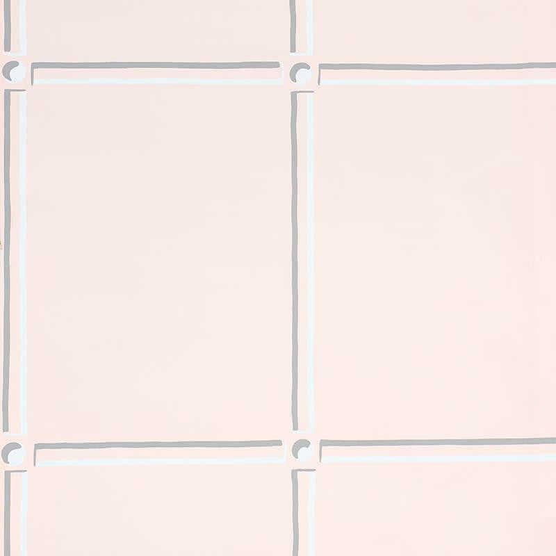 La Galerie Blush 5009941 by Schumacher Wallpaper Trompe L'Oeil 27.0" - Fabric Carolina -