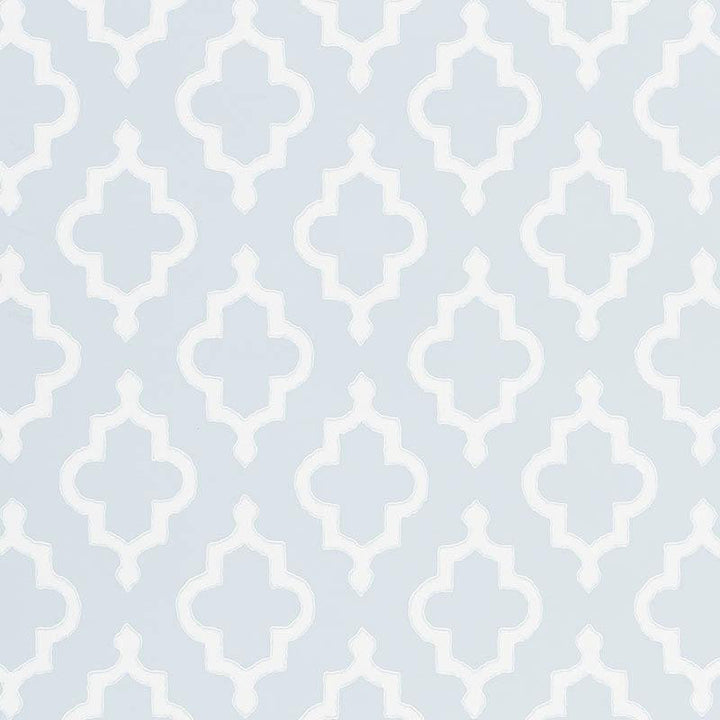 Jake Orpington Blue 5009860 by Schumacher Designer Wallpaper Veere Grenney 3.75" - Swanky Fabrics -