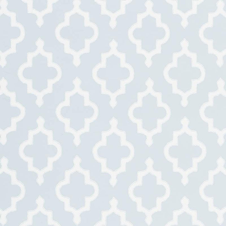Jake Orpington Blue 5009860 by Schumacher Wallpaper Veere Grenney 3.75" - Fabric Carolina -
