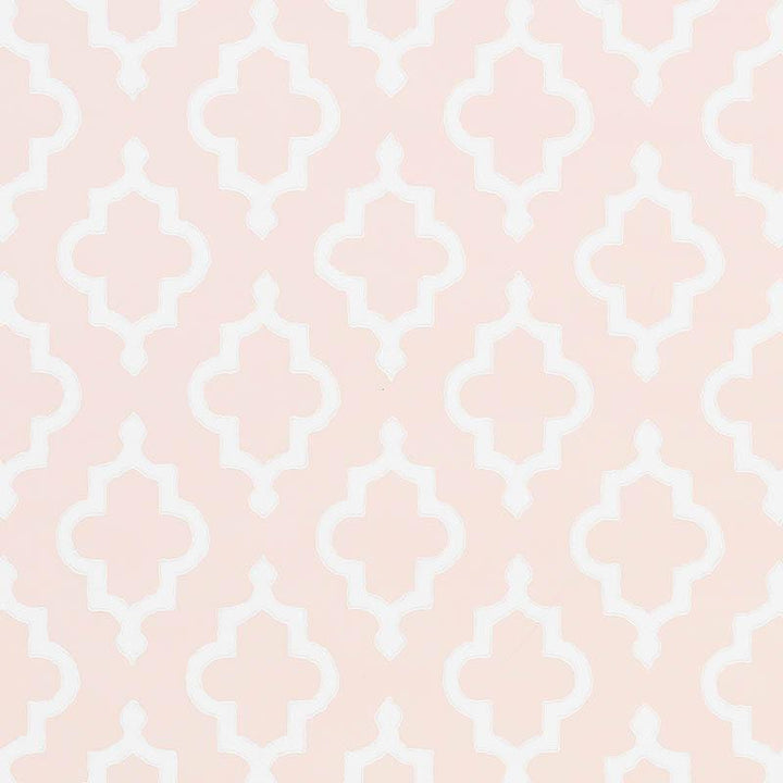 Jake Quiet Pink 5009861 by Schumacher Wallpaper Veere Grenney 3.75" - Fabric Carolina -