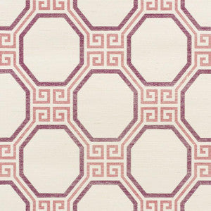 Octavia Sisal Cinnabar 5008935 by Schumacher Wallpaper