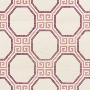 Octavia Sisal Cinnabar 5008935 by Schumacher Wallpaper
