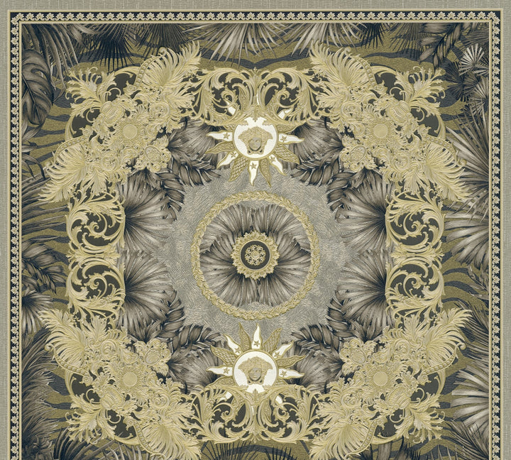 Mirage Wools by Seabrook Wallpaper Versace Volume 5 Germany 75.3 27.5" 27.5" - Fabric Carolina -