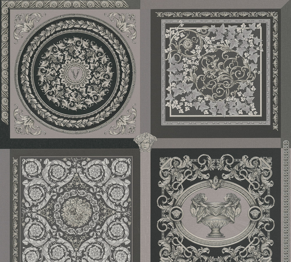 Reverie Heather by Seabrook Wallpaper Versace Volume 5 Germany 75.3 27.5" 27.5" - Fabric Carolina -