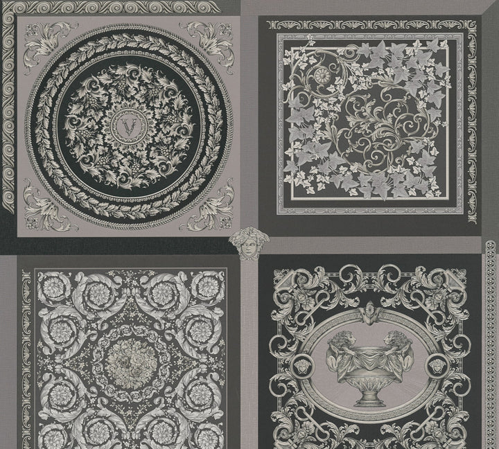 Reverie Heather by Seabrook Wallpaper Versace Volume 5 Germany 75.3 27.5" 27.5" - Fabric Carolina -