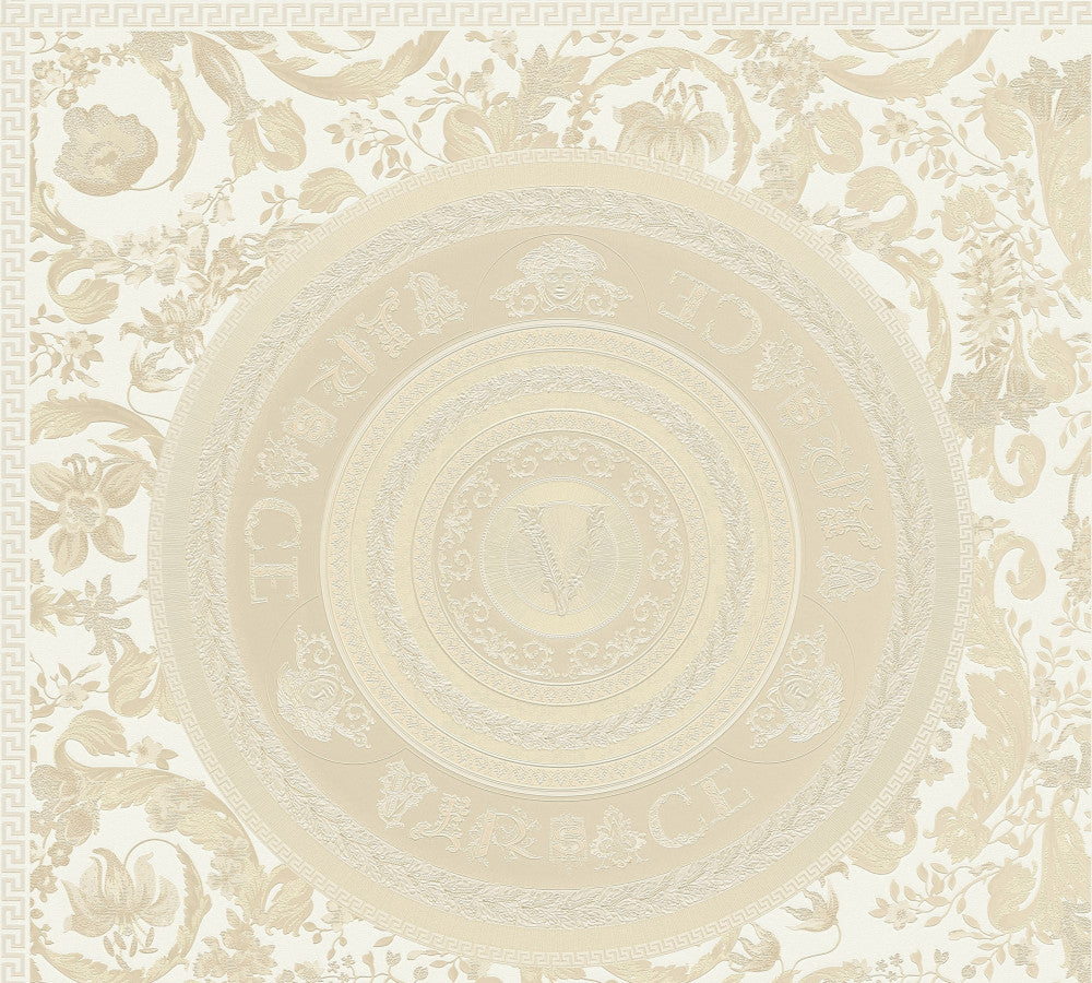 Ember Butterscotch by Seabrook Wallpaper Versace Volume 5 Germany 75.3 27.5" 27.5" - Fabric Carolina -
